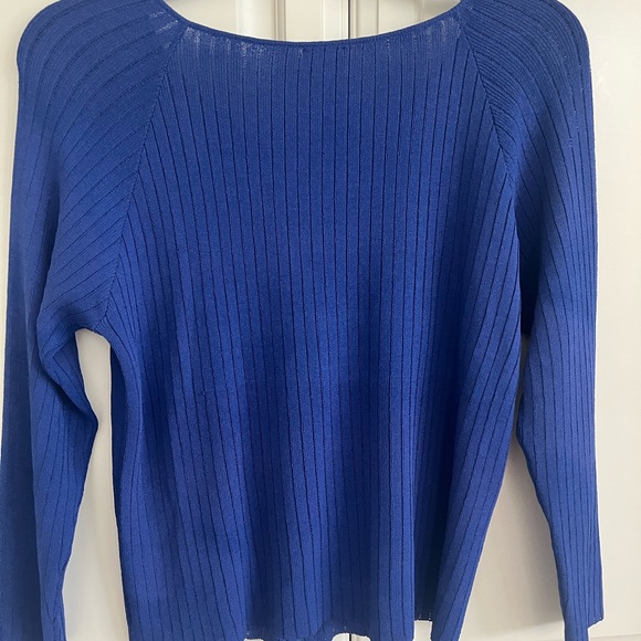 KRIZIA Maglia Made in Italy Zipup Cardigan Top 42/S - Picture 2 of 10